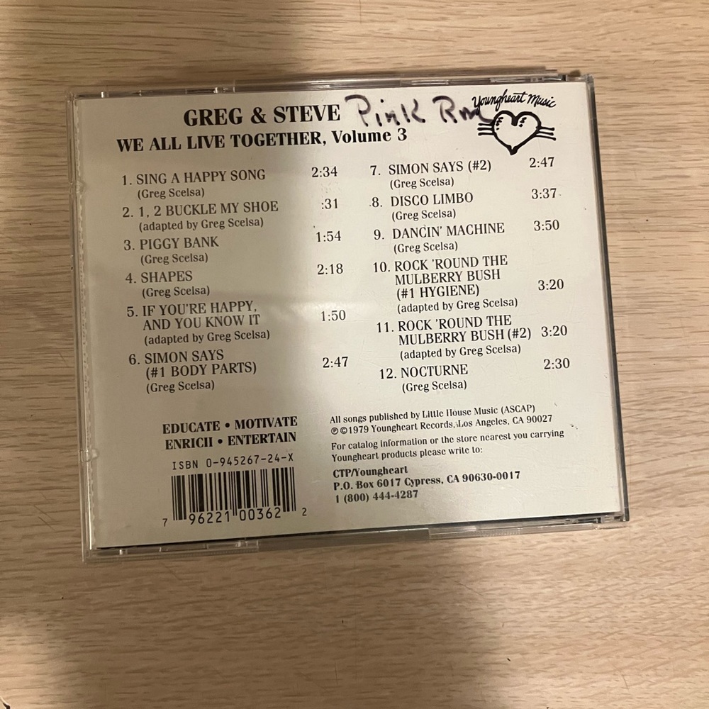 Greg & Steve CD - Picture 2 of 2